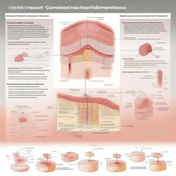 Create a detailed and informative image illustrating the microfracture high gain method