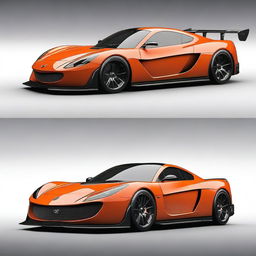 A sleek and modern decoration design for a Callaway GT3 racing car