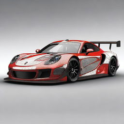 An exceptionally intricate and complex GT3 racing decoration design for a Callaway GT3 racing car