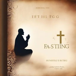 Create a book cover for a book titled 'Fasting - An Audience with the King - A Sinner’s Guide to Biblical Fasting