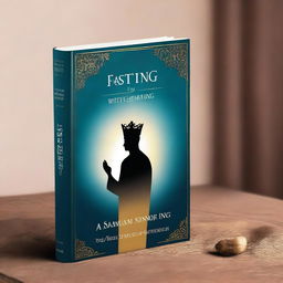 Create a book cover for a book titled 'Fasting - An Audience with the King - A Sinner’s Guide to Biblical Fasting