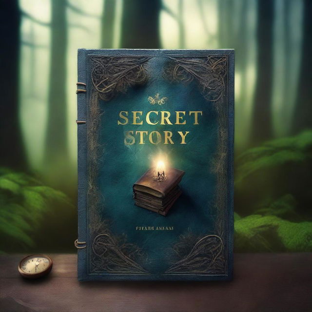 An intriguing and mysterious book cover titled 'The Secret Story'