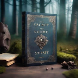 An intriguing and mysterious book cover titled 'The Secret Story'