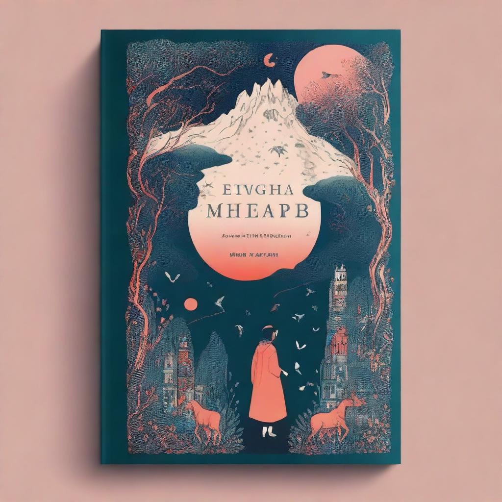 A beautifully designed book cover featuring an intriguing and artistic illustration