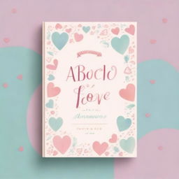 Create a book cover for an anthology titled 'ABCD of Love'