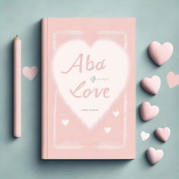 Create a book cover for an anthology titled 'ABCD of Love'