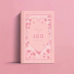 Design a book cover for 'ABCD of Love', an anthology of 26 poems, each starting with a different letter of the alphabet