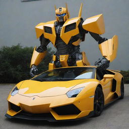 Transformer as lamborghini