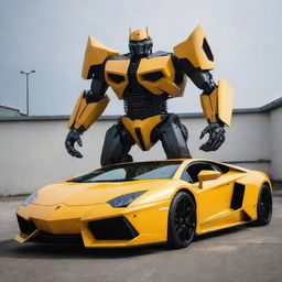 Transformer as lamborghini