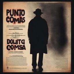 A horror movie poster titled 'Punto y Comas'