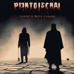 A horror movie poster titled 'Punto y Comas'