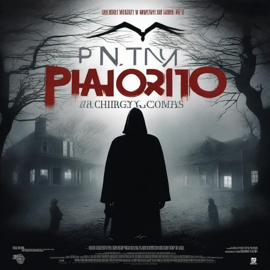 A horror movie poster titled 'Punto y Comas'