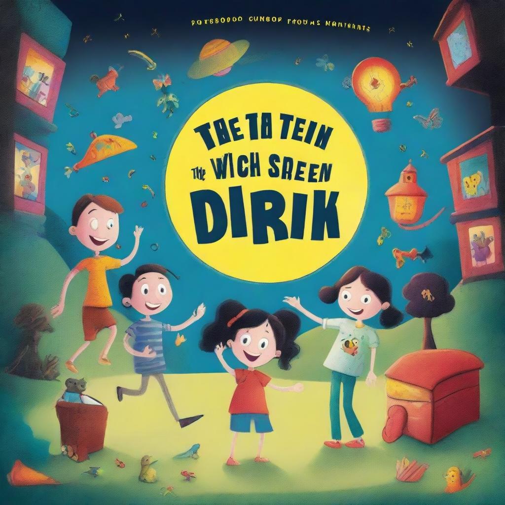 Book cover for a children's book titled 'The Day the Screen Went Dark'