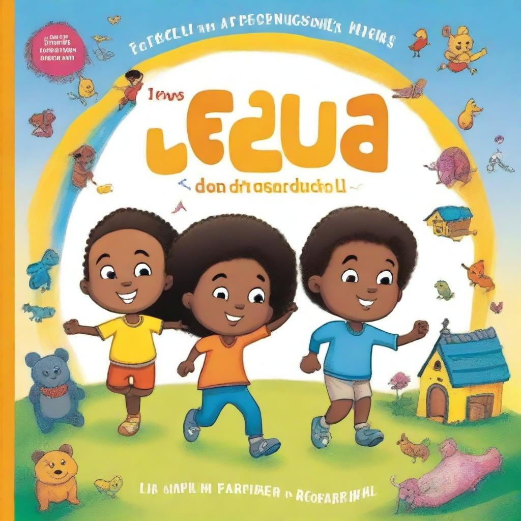 Capa para um livro infantil com o título 'O Dia que a Tela Escureceu'