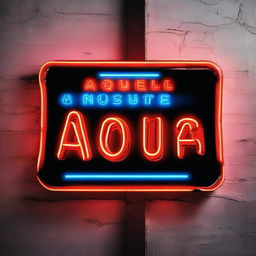 A neon sign with the text "desde aquela noite"