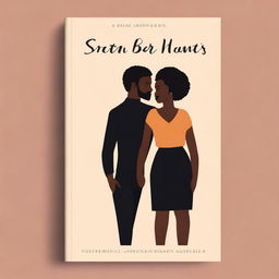 A beautifully designed book cover featuring a loving black couple