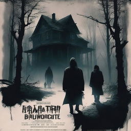 A movie poster for a horror adventure film titled 'История двадцатого июля'