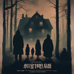 A movie poster for a horror adventure film titled 'История двадцатого июля'