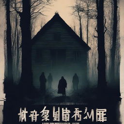 A movie poster for a horror adventure film titled 'История двадцатого июля'