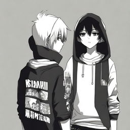 An anime-style image featuring two boys