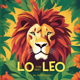 A vibrant and captivating book cover featuring Leo the Lion