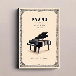 A sophisticated and elegant cover for piano sheet music