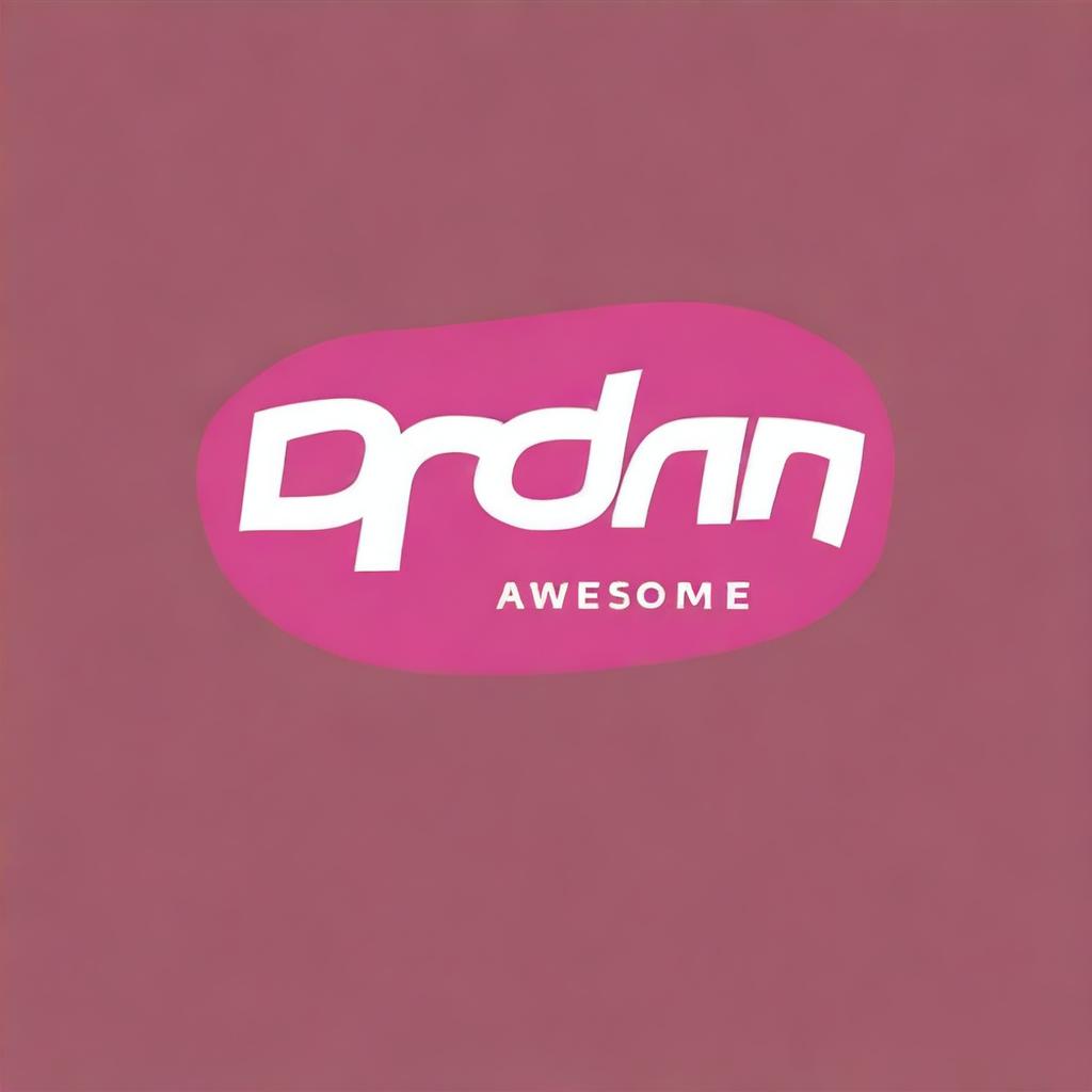 Design a dual-tone logo featuring the words 'pedan awesome'