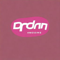 Design a dual-tone logo featuring the words 'pedan awesome'