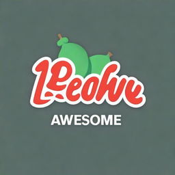 Design a logo featuring the words 'pedan awesome'