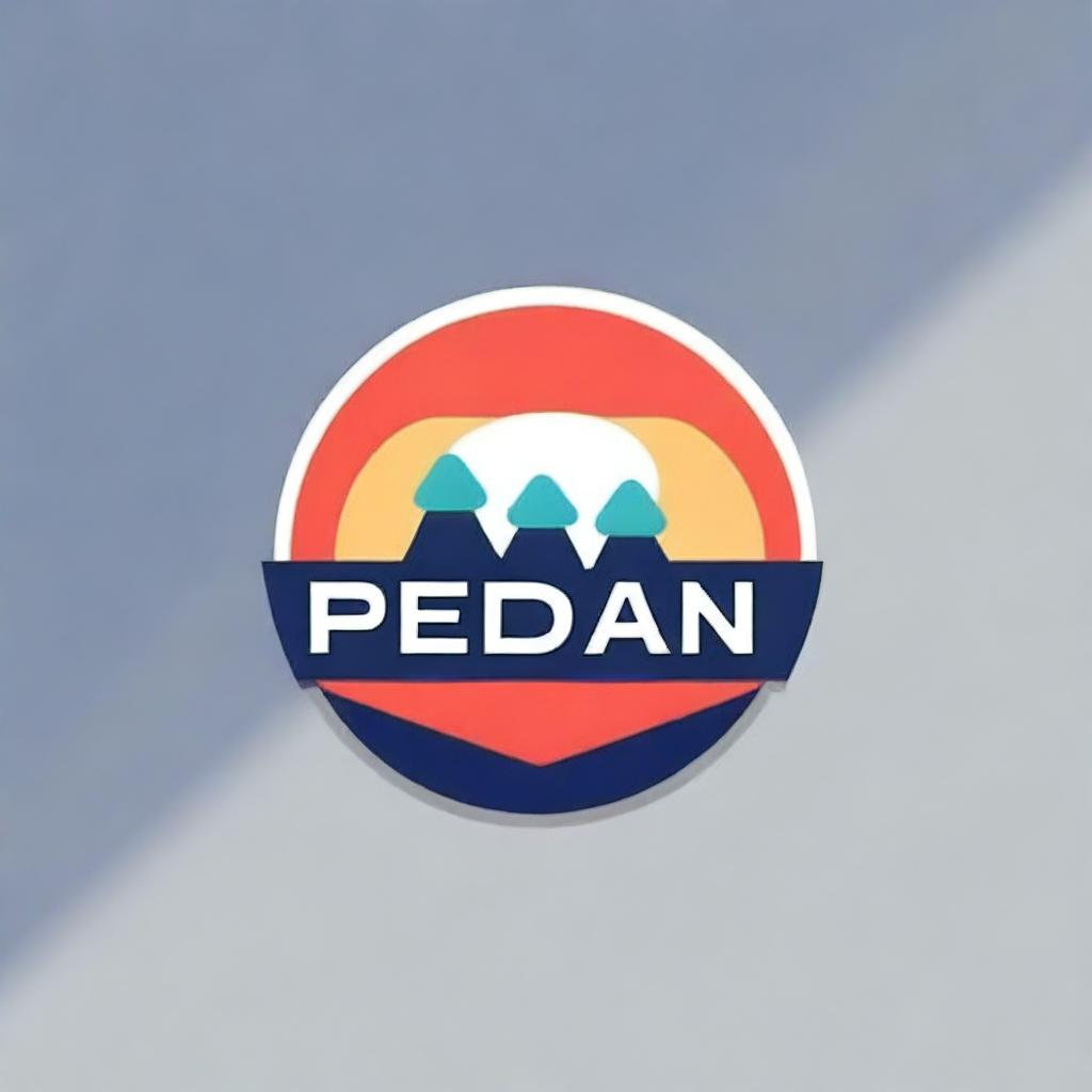 Create a logo featuring the word 'Pedan Awesome'