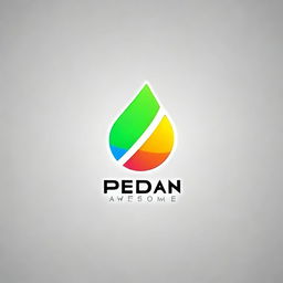 Create a logo featuring the word 'Pedan Awesome'