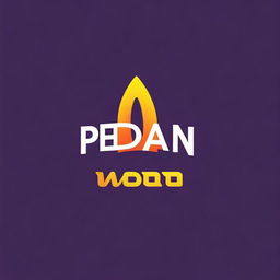 Create a logo featuring the word 'Pedan Awesome'