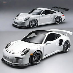 Create a detailed design of a Tamiya TT-02 Porsche 911 GT3