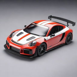 Create an image of a Tamiya TT-02 911 GT3 model car