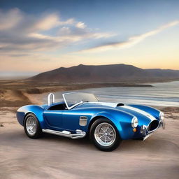 A sleek, modern version of the classic Shelby Cobra 427