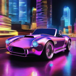 A futuristic version of the Shelby Cobra