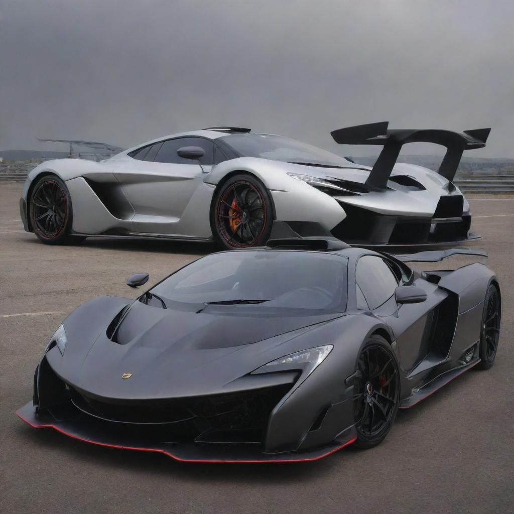 McLaren F1 combined with Lamborghini Veneno 