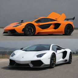 McLaren F1 combined with Lamborghini Aventador 