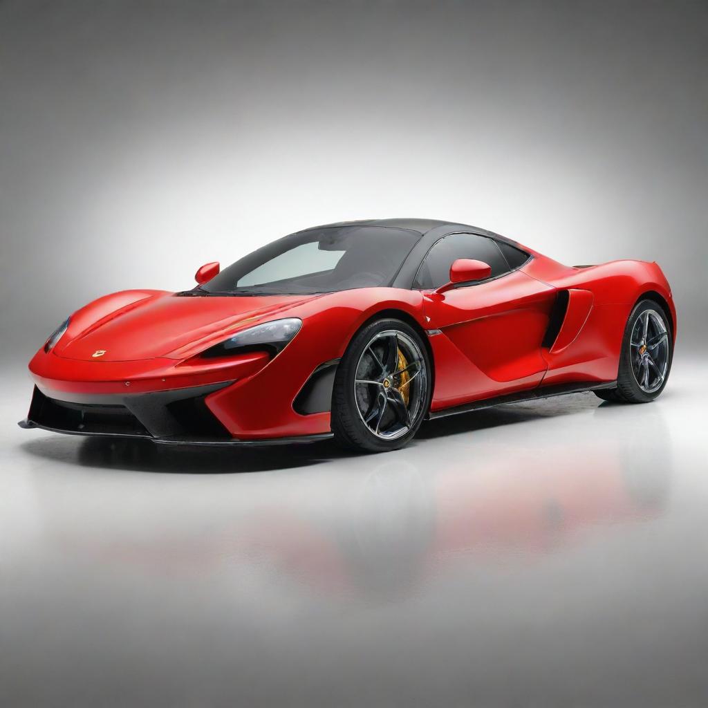 A hybrid design incorporating the dynamic body lines of a McLaren and the sophisticated elegance of a Ferrari.