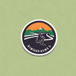 A logo design for a motorcycle touring company