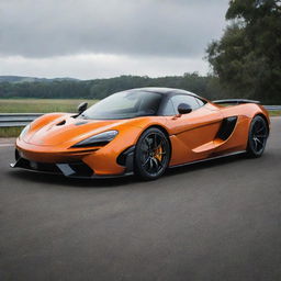 A luxurious supercar that marries the streamlined aerodynamics of a McLaren with the bold, cutting-edge design of a Koenigsegg.