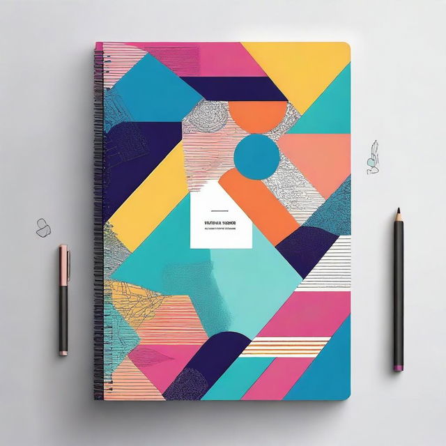 Design the front page of a really cool notebook