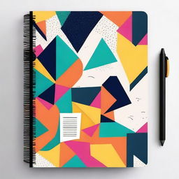 Design the front page of a really cool notebook