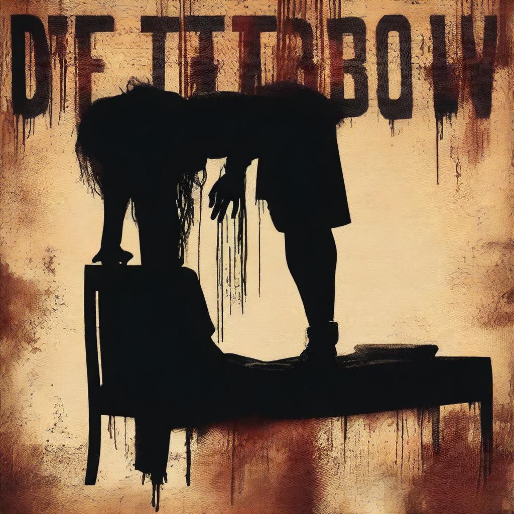 A grunge-style movie poster for a thriller titled 'DIE TOMORROW'