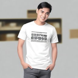 Create a store shirt design with the text 'PD HARAPAN' prominently displayed