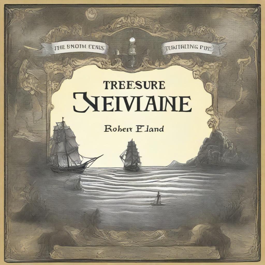 Create a book cover for 'Treasure Island' by Robert Louis Stevenson