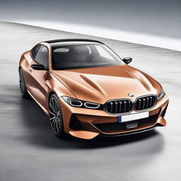 A highly detailed 3D rendering of a BMW car