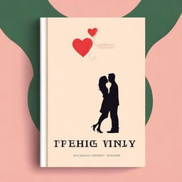 Create a minimalist book cover for a romance novel where two childhood friends secretly love each other but never confess