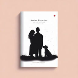 Create a minimalist book cover for a romance novel where two childhood friends secretly love each other but never confess