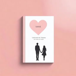 Create a minimalist book cover for a romance novel where two childhood friends secretly love each other but never confess